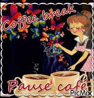 pause café - Zdarma animovaný GIF