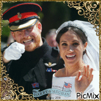 Harry & Megn wedding - Ingyenes animált GIF