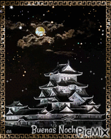 Castillo de Himeji animēts GIF