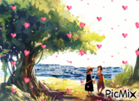 l'amour dans l'air - 無料のアニメーション GIF