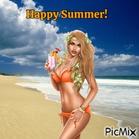 Happy Summer! animovaný GIF