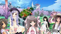 manga girls - 免费动画 GIF