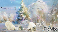 balade hivernale - Ingyenes animált GIF