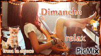 Dimanche relax Animiertes GIF