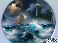 tempête à bord - Безплатен анимиран GIF
