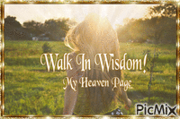 Walk In Wisdom! - Animovaný GIF zadarmo