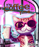 Coffee Time - GIF animé gratuit