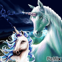 Fantasy-unicorns GIF animé