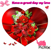 Have a great day my love - GIF animado grátis