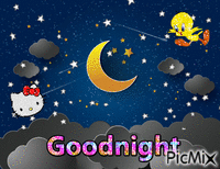 Goodnight - GIF animate gratis