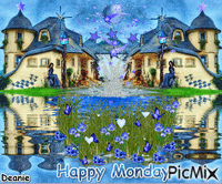 HAPPY MONDAY - Zdarma animovaný GIF