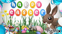 Riverine Rabbit Happy Easter Gif Animado