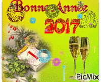 Bonne année 2017 - Безплатен анимиран GIF