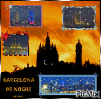 BARCELONA DE NOCHE - 免费动画 GIF