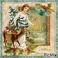 " Ange de Noël " _ vintage