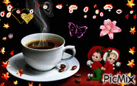 un ti café - Безплатен анимиран GIF