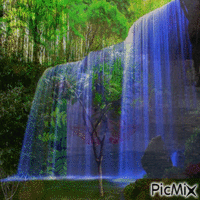 Wasserfall - GIF animate gratis
