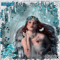Sad Winter Angel - Ingyenes animált GIF