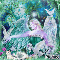 fantasy art...Angel for my friends...ange pour ms amies