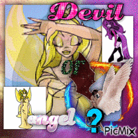 Devil or Angel анимиран GIF