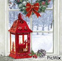 Christmas Window - Gratis geanimeerde GIF
