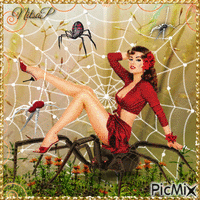 Ride with a  spider - Contest - GIF animasi gratis