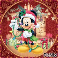 Joyeux Noël avec Mickey.
