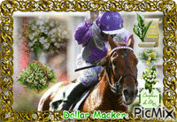 Le champion Dollar Macker. Animated GIF