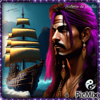 Pirate - Bezmaksas animēts GIF