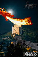 Retour au temps des dragons animovaný GIF