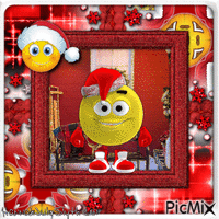 //Another Santa Smiley\\ GIF animé