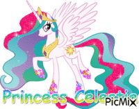 Princezna Celestia - Gratis animerad GIF