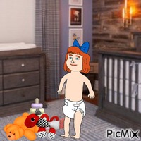 Baby and playtoys GIF animado