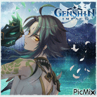 Genshin impact 💙 - GIF animé gratuit