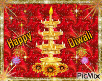 Happy diwali - GIF animé gratuit