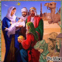 Les rois mages arrivent... - Free animated GIF