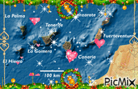 Islas Canarias - GIF animado grátis