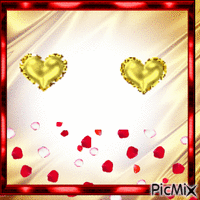 Cœur dorées - 免费动画 GIF