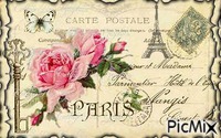 Paris Postcard! - PNG gratuit