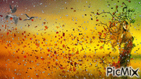 golden autumn - GIF เคลื่อนไหวฟรี