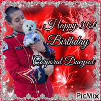 Happy 31st Birthday Corporal Daeyeol - GIF เคลื่อนไหวฟรี
