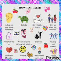 How To Health アニメーションGIF