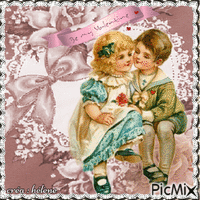 Saint Valentin - Vintage - Gratis geanimeerde GIF