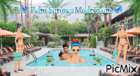 palm spring - Gratis animerad GIF