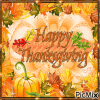 Happy Thanksgiving animerad GIF