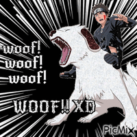woof :3 - GIF animé gratuit