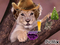 Lion - GIF animado gratis