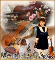 Violine  violoniste 动画 GIF