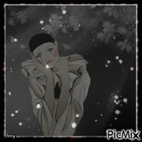 Mon Pierrot..... - Бесплатный анимированный гифка