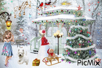 Christmas picture - GIF animasi gratis
